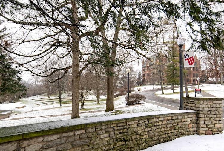 On campus at Wittenberg University