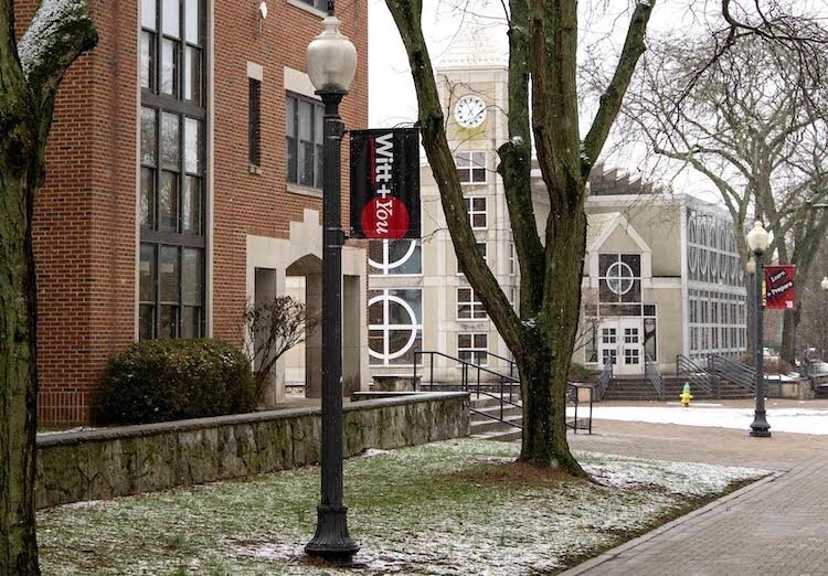 On campus at Wittenberg University