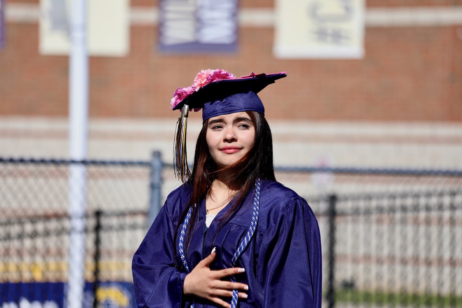 One of the more than 400 Springfield High School graduates who received their diploma this year.