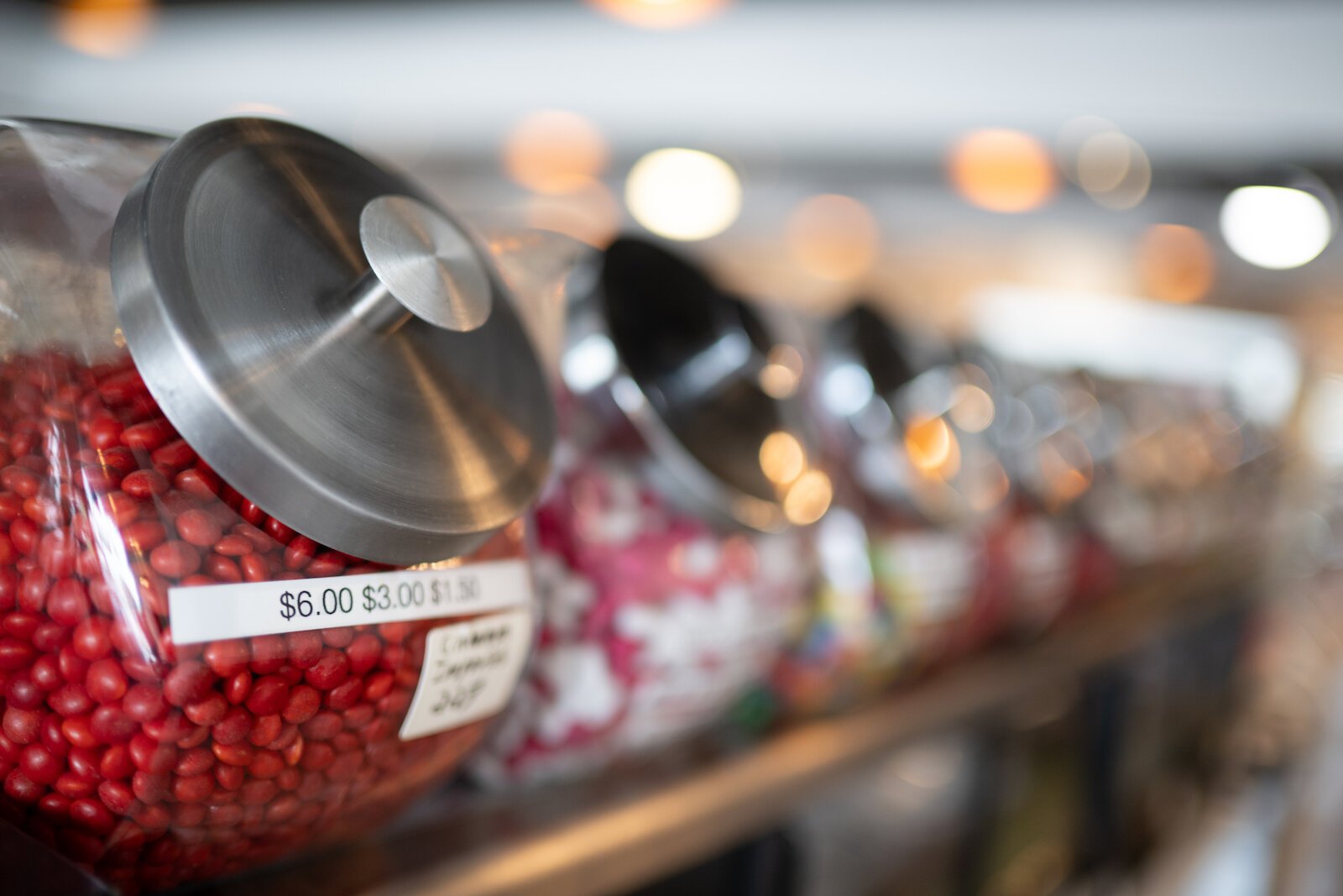 Candy for purchase at The Peanut Shoppe.