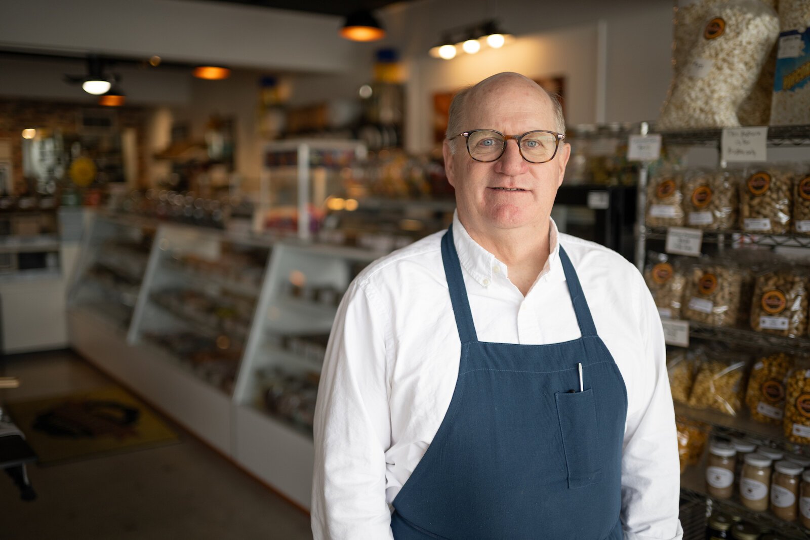 Matt Luther, owner of The Peanut Shoppe 