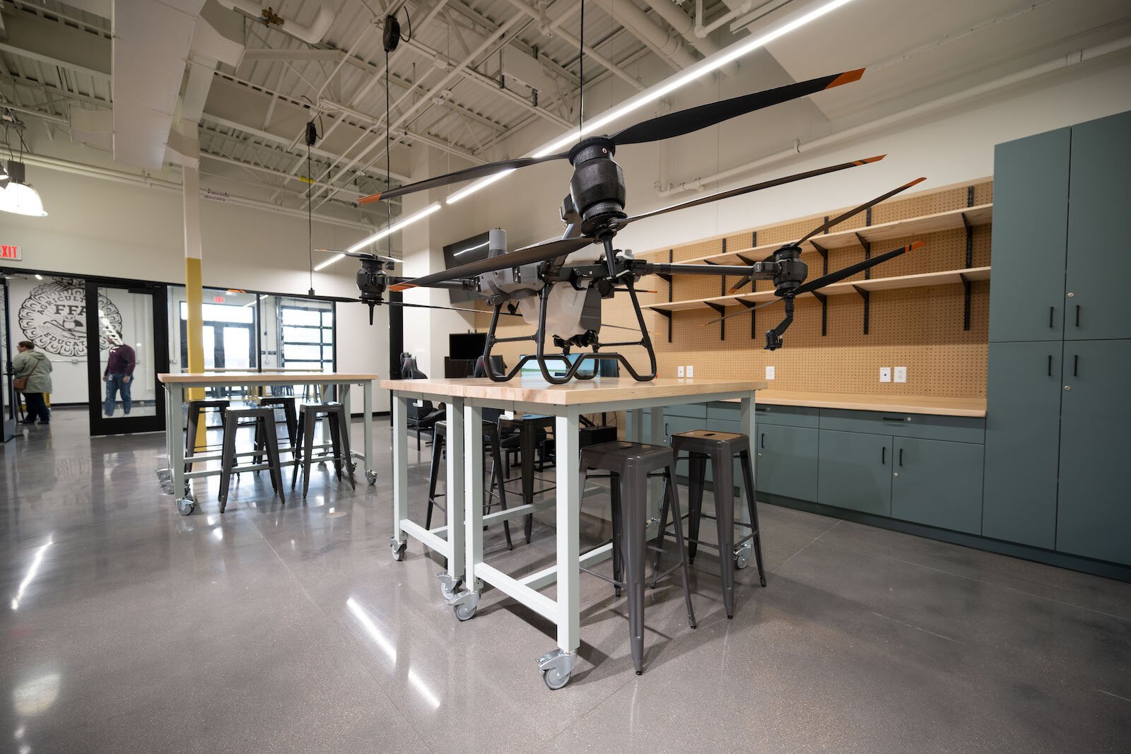 New rooms at the Global Impact STEM Academy feature state-of-the-art technology.