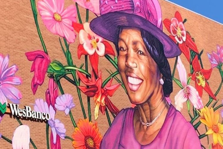 The Hattie Moseley mural is one of the largest in Downtown Springfield.