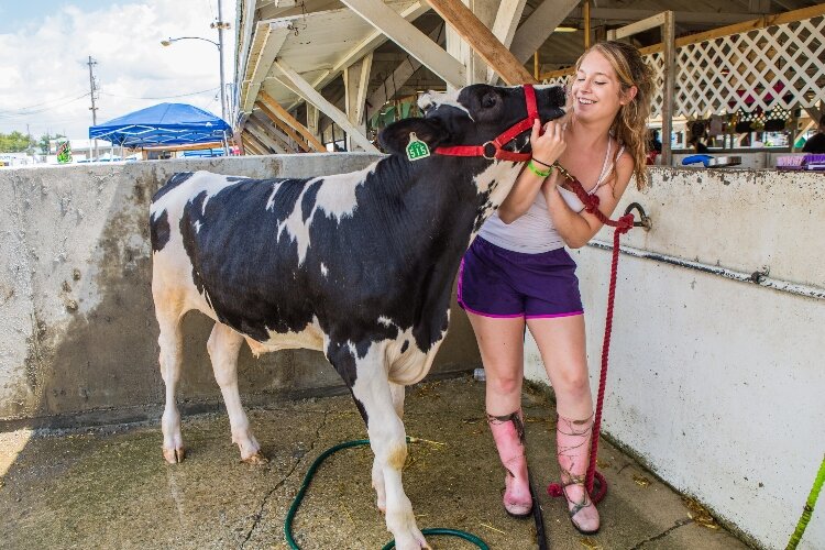 Many 4-H participants look forward to displaying all their hardwork raising livestock during the Clark County Fair.