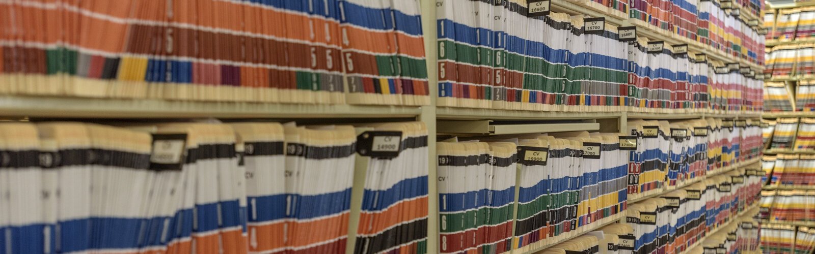 The file room at the Hamilton County Clerk of Courts.