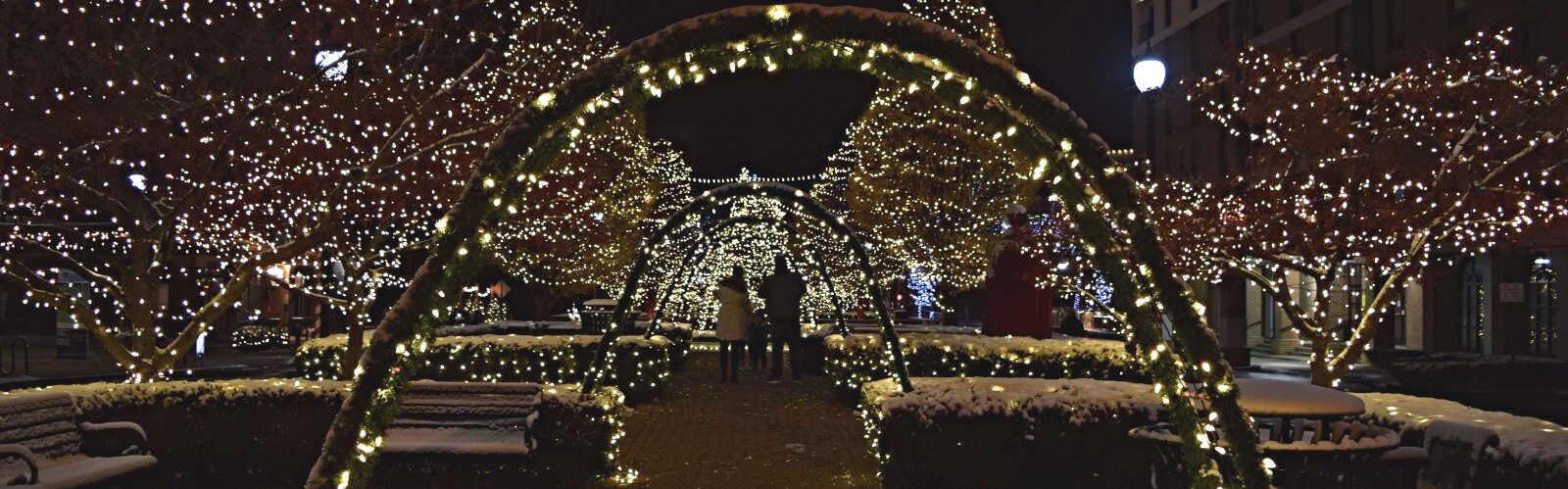 Downtown Springfield is lit up in a whole new way this year, creating an experience to attract people to the area this winter.