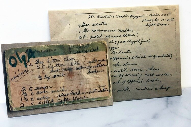 Preserved family recipes