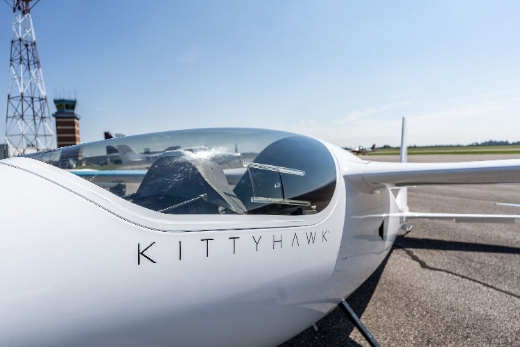 A Kittyhawk flyer located at Springfield-Beckley Municipal Airport.