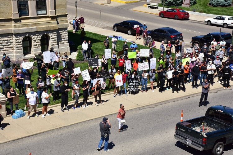 A peaceful protest in Springfield in May helped lead to the formation of law enforcement advisory groups to help address local diversity concerns following the death of George Floyd in Minnesota.