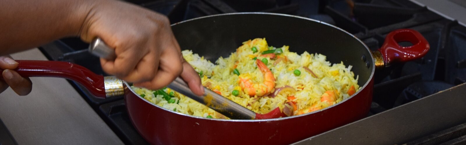 Chef Gabi Odebode cooks one of her signature meals, which will be available at this weekend's pop-up event in COhatch The Market.