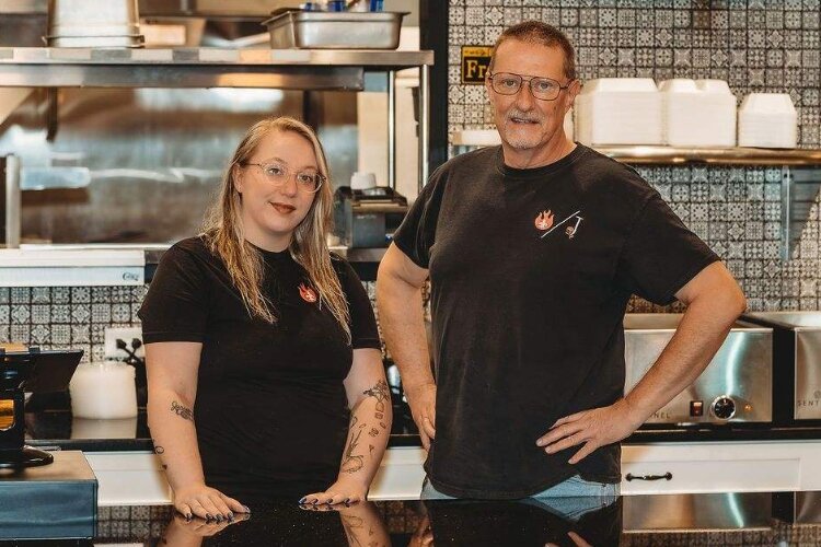 Zoie Merchant and her dad Dennis Merchant are the owners of All Saints Grill in COhatch Springfield - The Market.