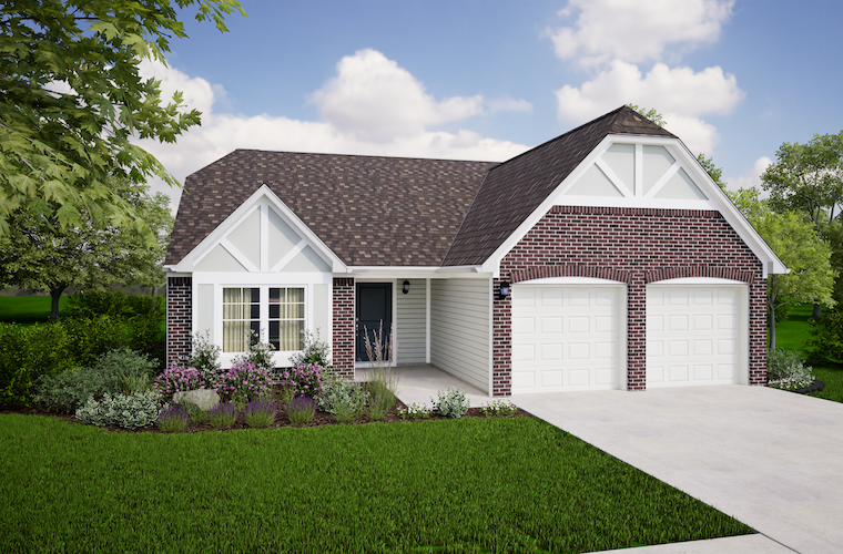 One of the home styles that can be built in Melody Parks.