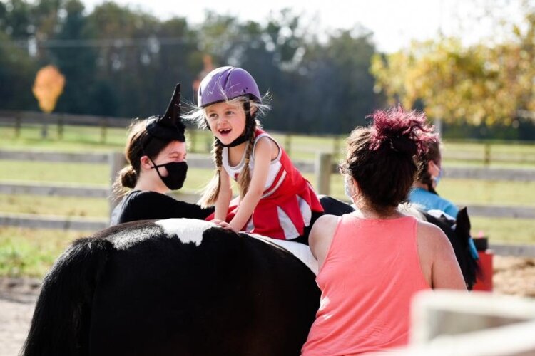 Children and adults socials or emotional needs or developmental disabilities can take advantage of the programming available at Autumn Trails Stable.
