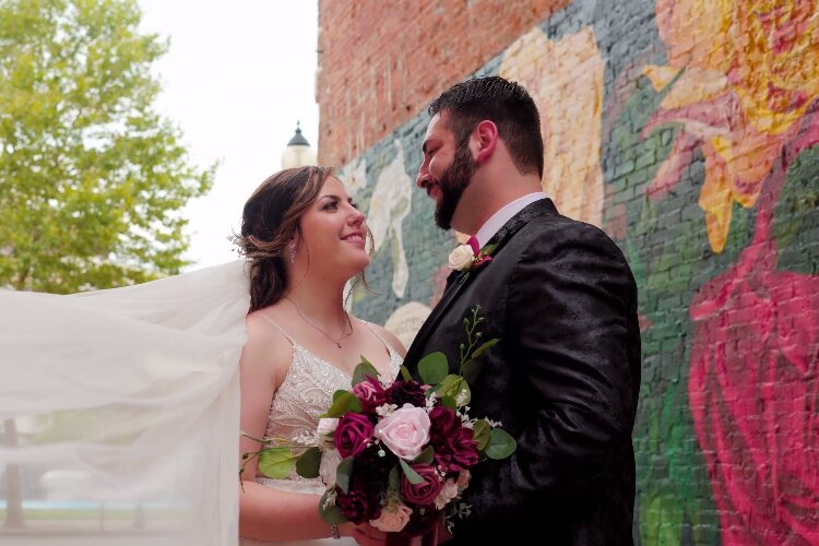 Kaitlyn Sherman-Moore and Jacob Moore recently were married at the Bushnell Event Center in Downtown Springfield.