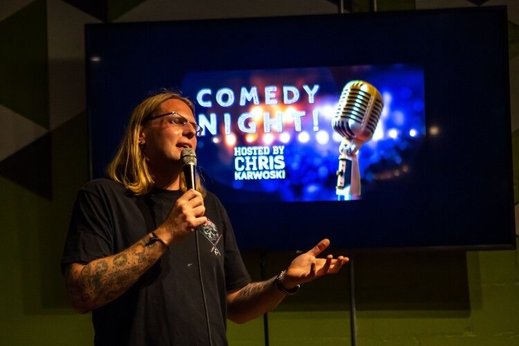 Springfield's own Chris Karwoski launched his bi-monthly Open Mic Night show at The Market Bar about a year ago.