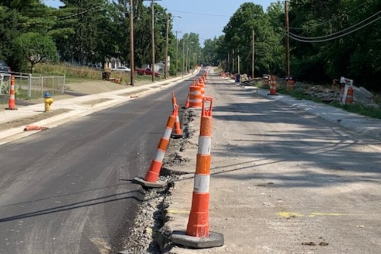 Belmont Avenue is one of the many streets throughout Springfield undergoing repairs and being repaved as part of this year's Neighborhood Street Paving Program.