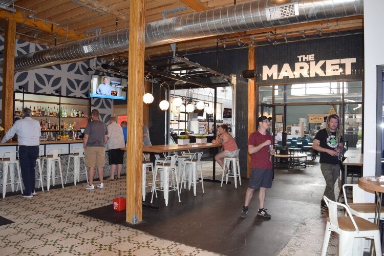 The Market Bar is a unique hangout that offers an arts and music experience combine with handcrafted cocktails.