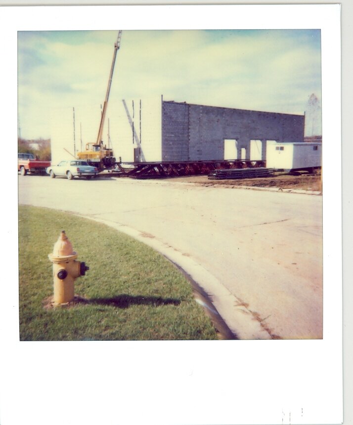 Woeber Mustard Comany's plant under construction.