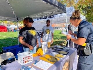 At Culture Fest people filled out surveys collecting data on how resident use parks, and more. 