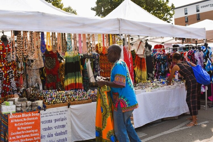 Many vendors were set up at CultureFest.