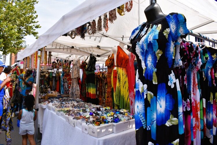 Vendors selling a diverse variety of clothing, jewelry, crafts and more were set up at CultureFest.