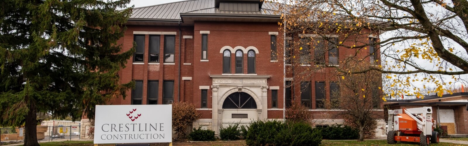 The former North Elementary School building is one of three Urbana building being preserved and transformed into senior housing.