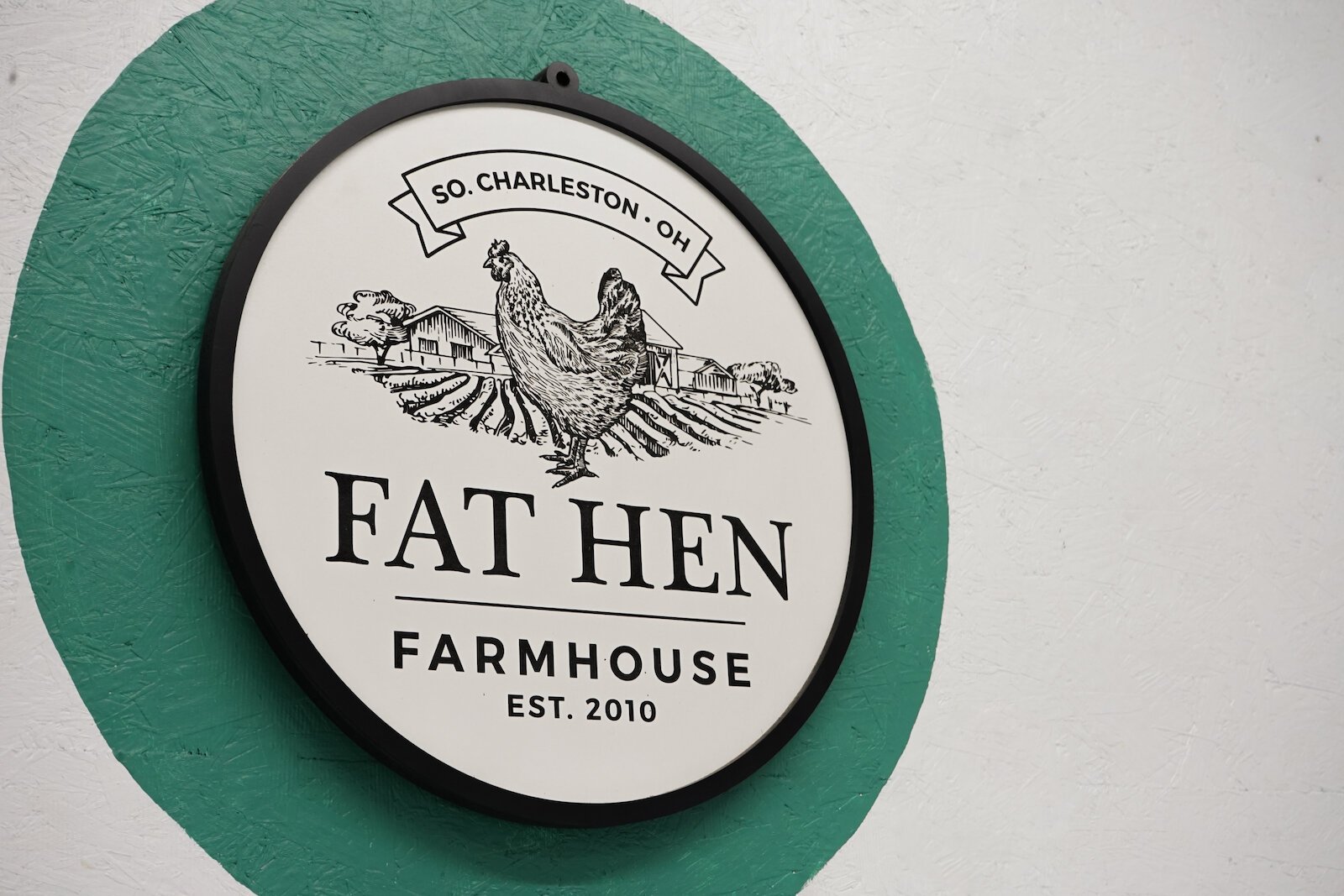 Mary Ellen Moore, works full-time in the summer at Fat Hen Farmhouse