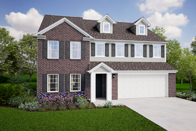 One of the home styles that can be built in Melody Parks, in the Arbor Homes phase of the development.