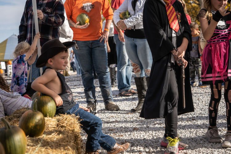 Family fun is a main theme at Evans Family Ranch, which recently hosted a Truck or Treat event.