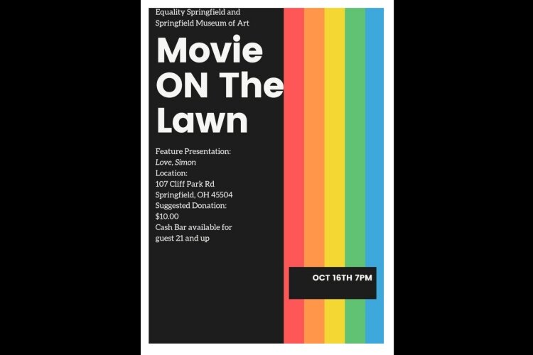 Equality Springfield will host an outdoor movie night at the Springfield Museum of Art.
