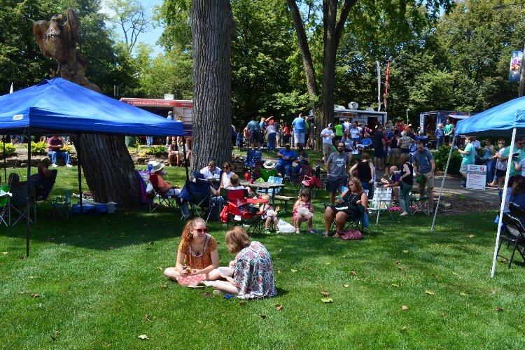 The Springfield Rotary Gourmet Food Truck Competition is a family-friendly event in Veteran's Park.