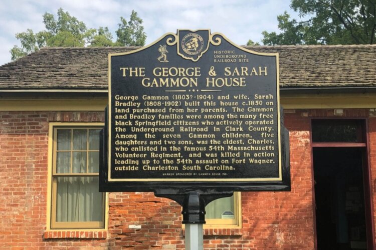 A historical marker was added to The Gammon House in 2020. It describes the history of the home as part of the Underground Railroad.