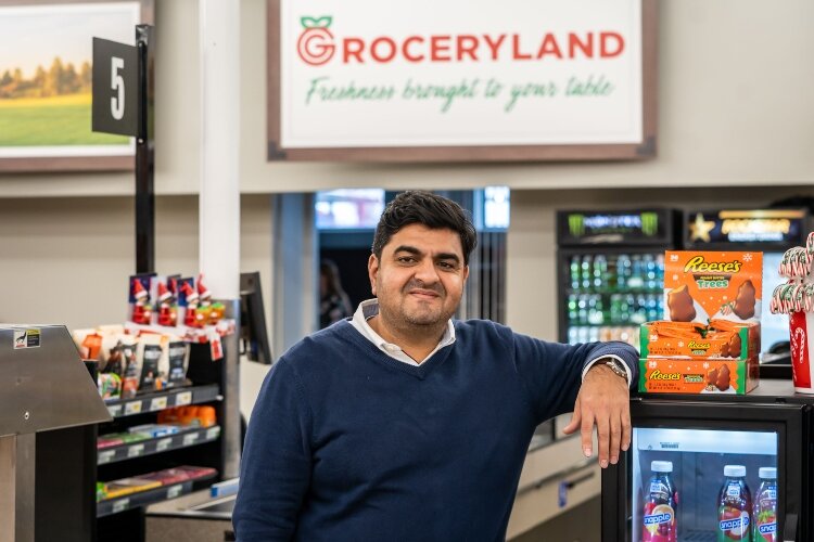 Ravindra Patel and his partner Dr. Vipul Patel (not pictured) have invested in Springfield's Southside with the opening of the new Groceryland location.