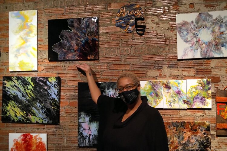 Kyra Taylor is one of many artists that fill Hatch Artist Studios.