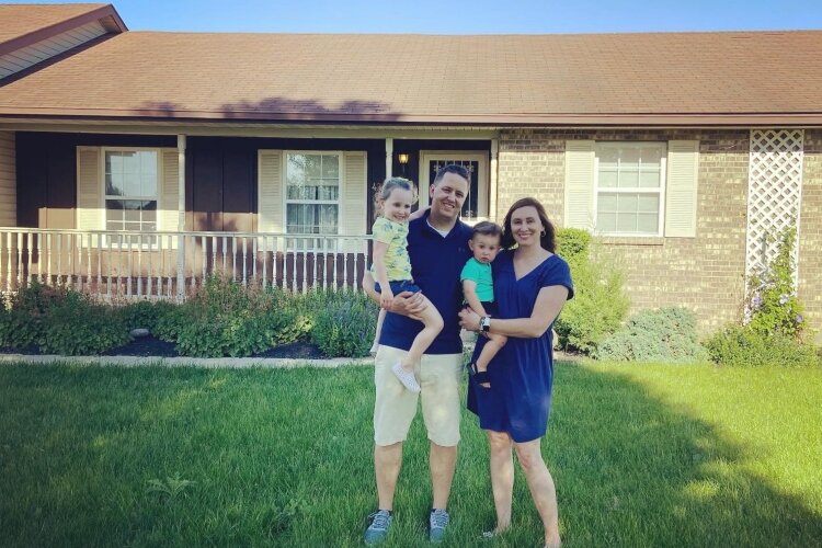 Zach and Katy Ayres were searching for their perfect home before coronavirus restrictions started in March and continued their search until they closed on this home in Clark County on June 2.