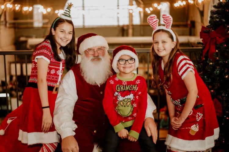 Visits with Santa are one of the many favorites of Holiday in the City.