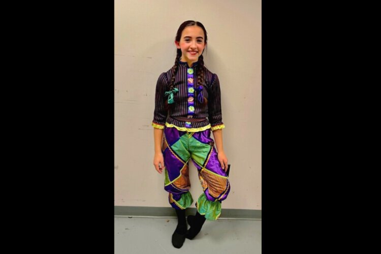 Annie Fleming, 12, of Springfield is performing for the first time this year in BalletMet's version of The Nutcracker in Columbus.