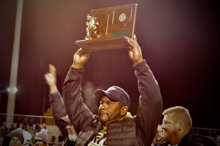 Springfield High School Football Coach Maurice Douglass is proud of the team's victories, but even more proud of the individual player's personal victories.