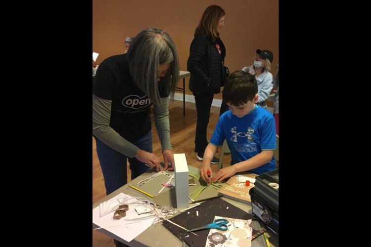 Local paper artist Cheong-ah Hwang has reached into the community through her engagement with the Springfield Museum of Art.