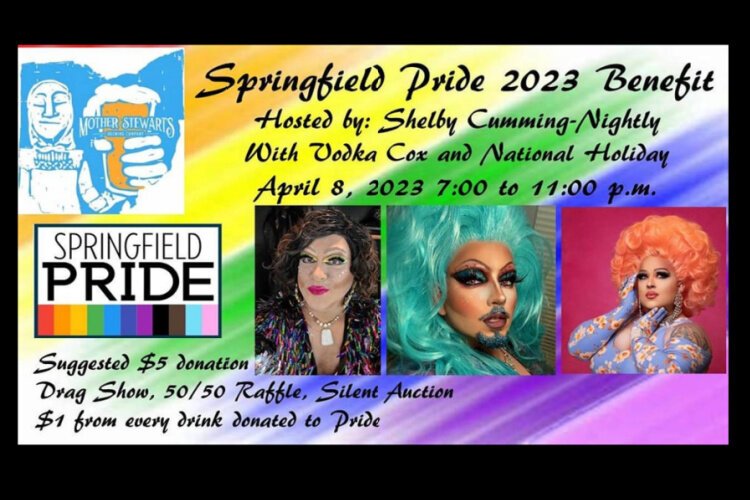 Equality Springfield will host a fundraiser to support the 2023 Springfield Pride event.