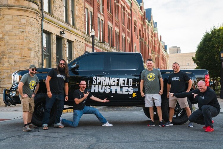 Springfield Hustles is Springfield's own Shark Tank-like competition to give local entrepreneurs a chance to win funding and in-kind support provided by other local businesses, including insurance and marketing.