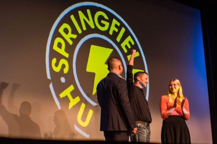 Roark Thompson, owner of PIPE Ag, won the first ever Springfield Hustles competition. He plans to pay-it-forward to support another local entrepreneur in a future competition.