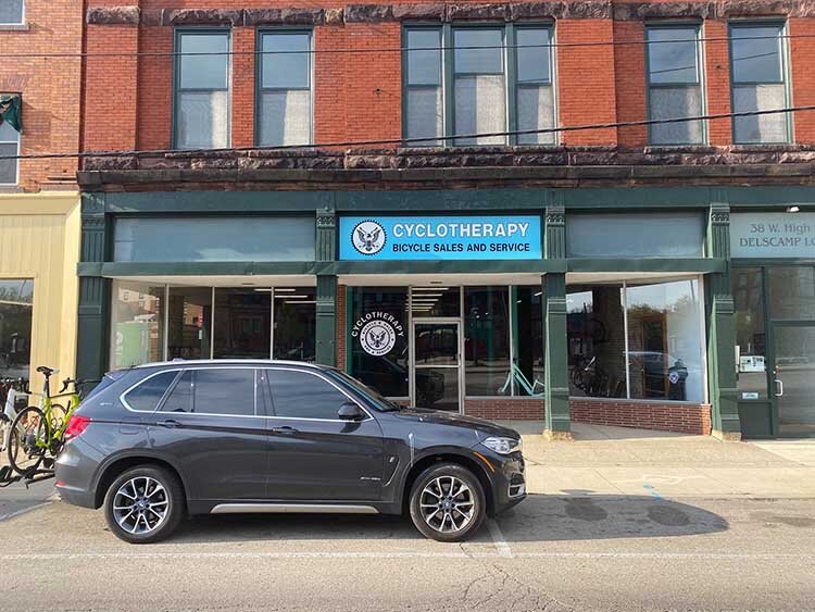 Cyclotherapy bike shop opened in downtown Springfield on Monday, April 27, 2020.