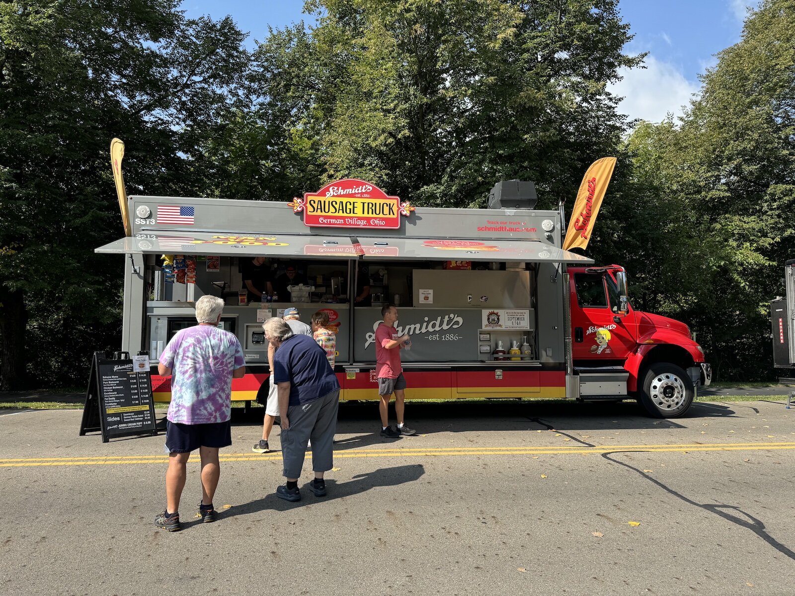 Schmidt's Sausage Truck at the 2024 Gourmet Food Truck Competition