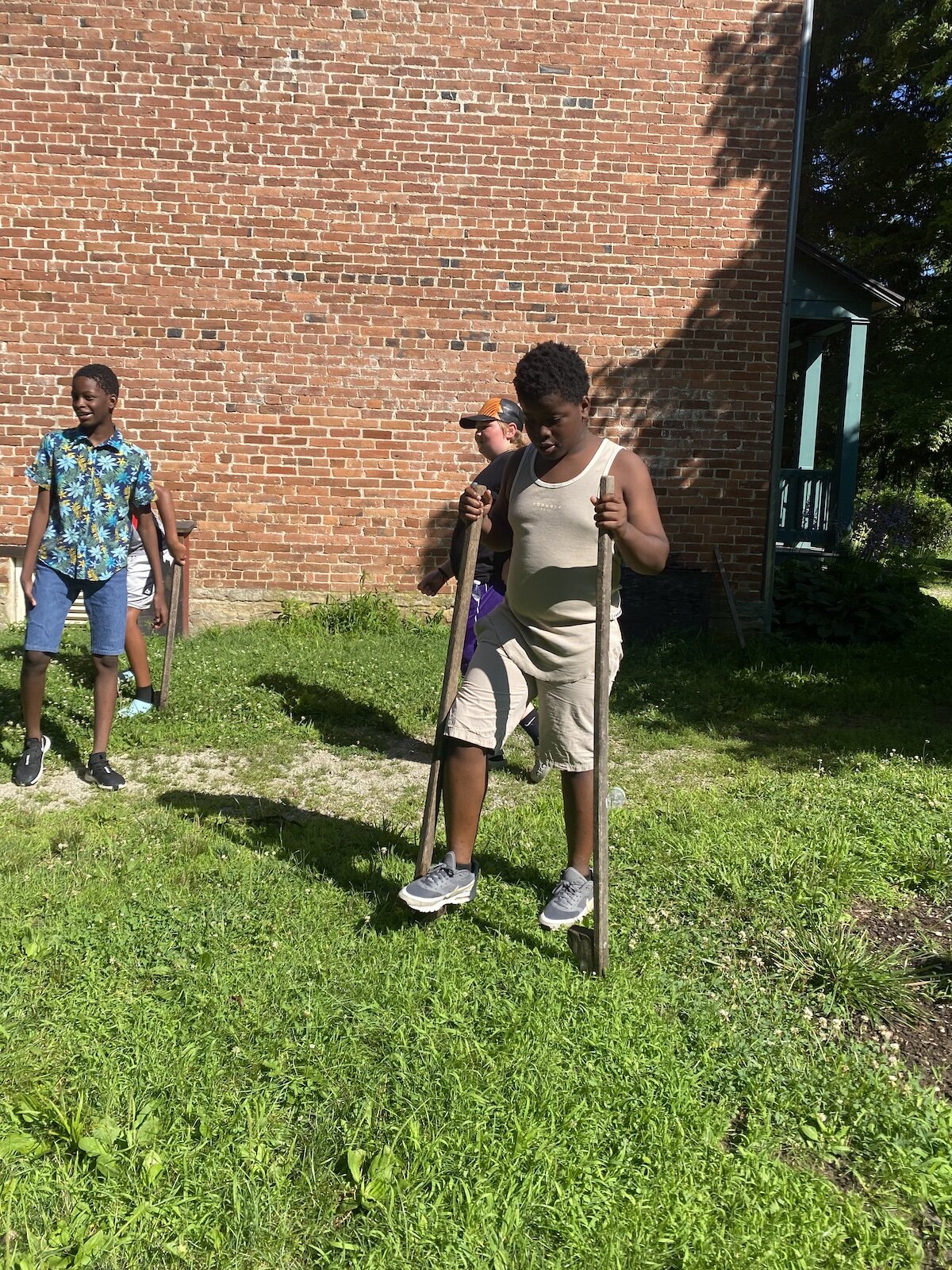 Youth participants participate in an activity at On-The-Rise.