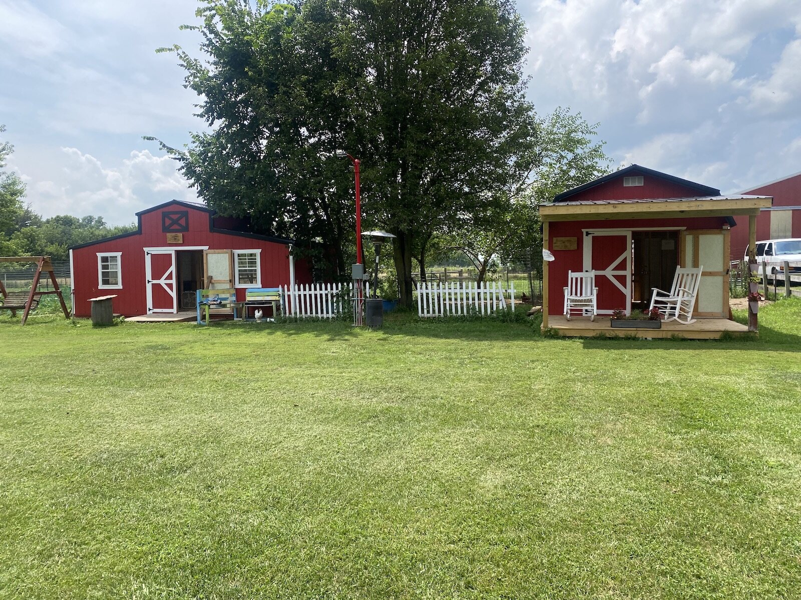 The grounds at On-The-Rise