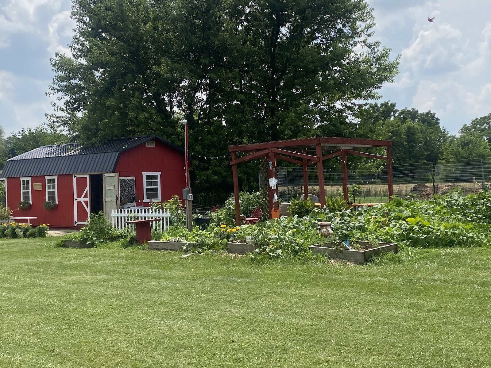 The grounds at On-The-Rise
