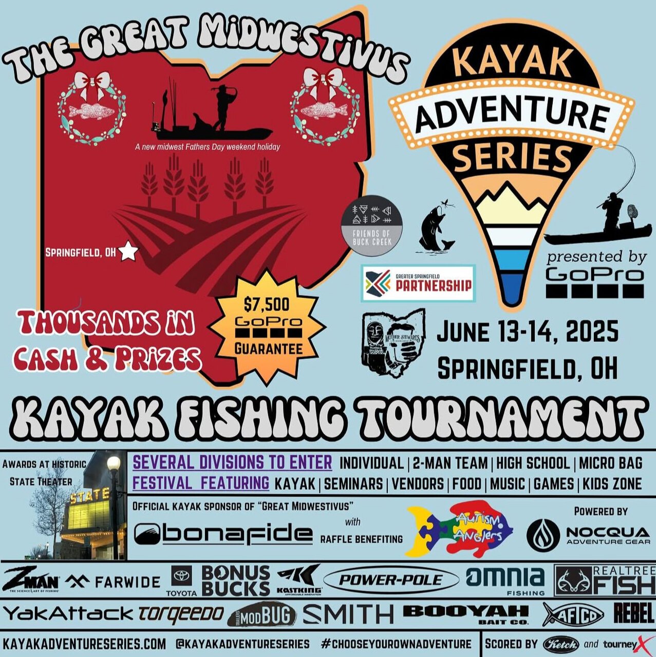 Kayak Adventure Series Flyer for Springfield
