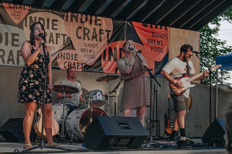 The festival grew to the outside stage at Mother Stewart's Brewing Company in 2021.