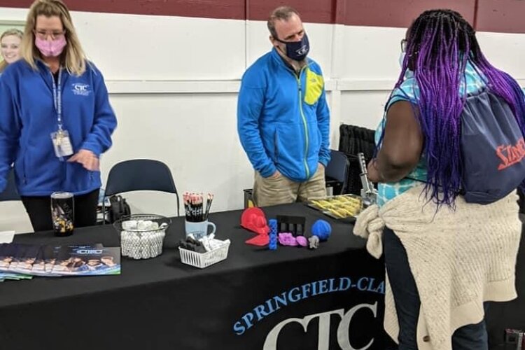 Clark-Springfield Career Technology Center was at the Inspire career fair.